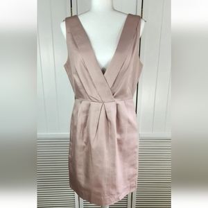 J. Crew Womens 8 Dusty Pink A-line 100% Cotton Sleeveless Dress
